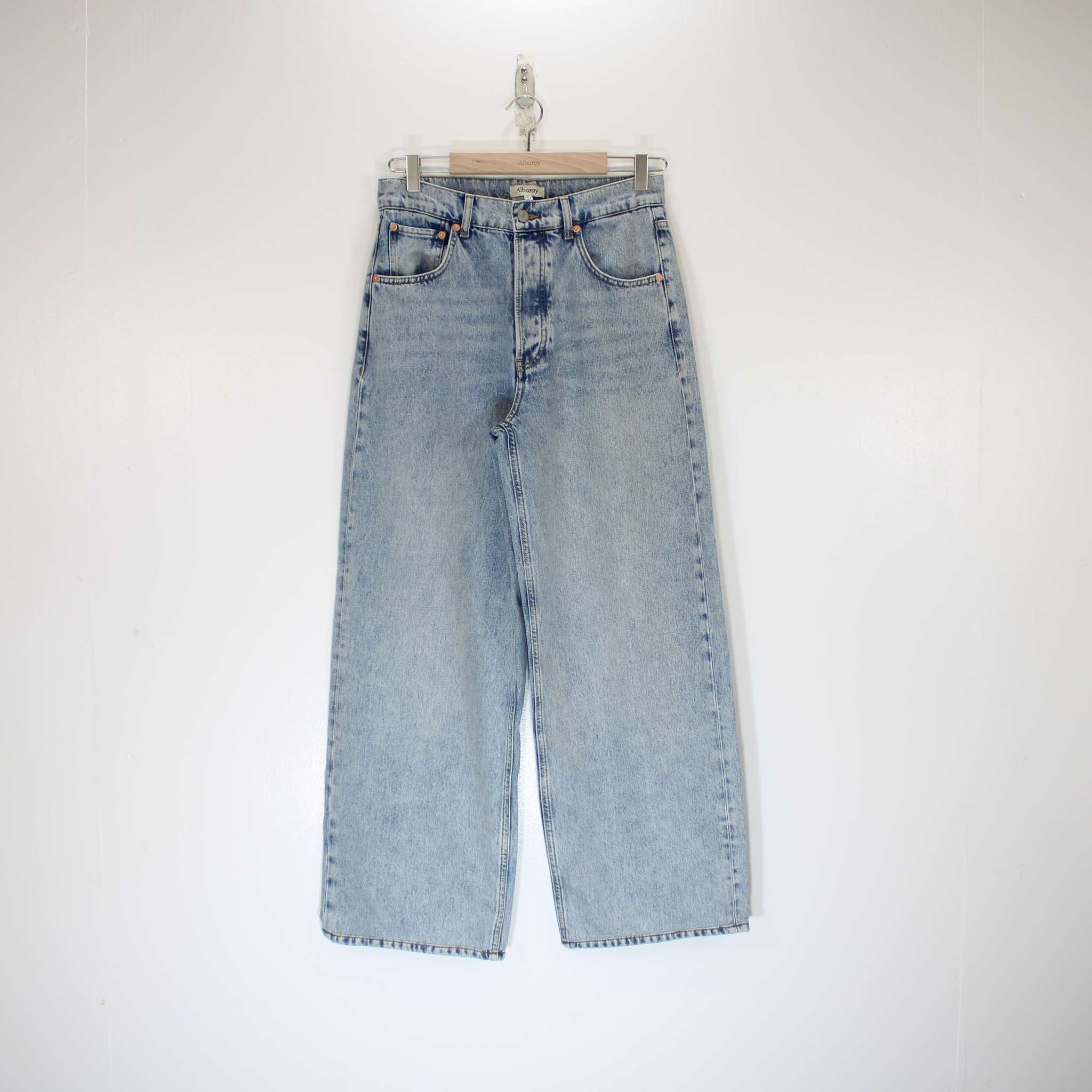Re-Loved Light Wash Wide Leg Jeans  Size 10