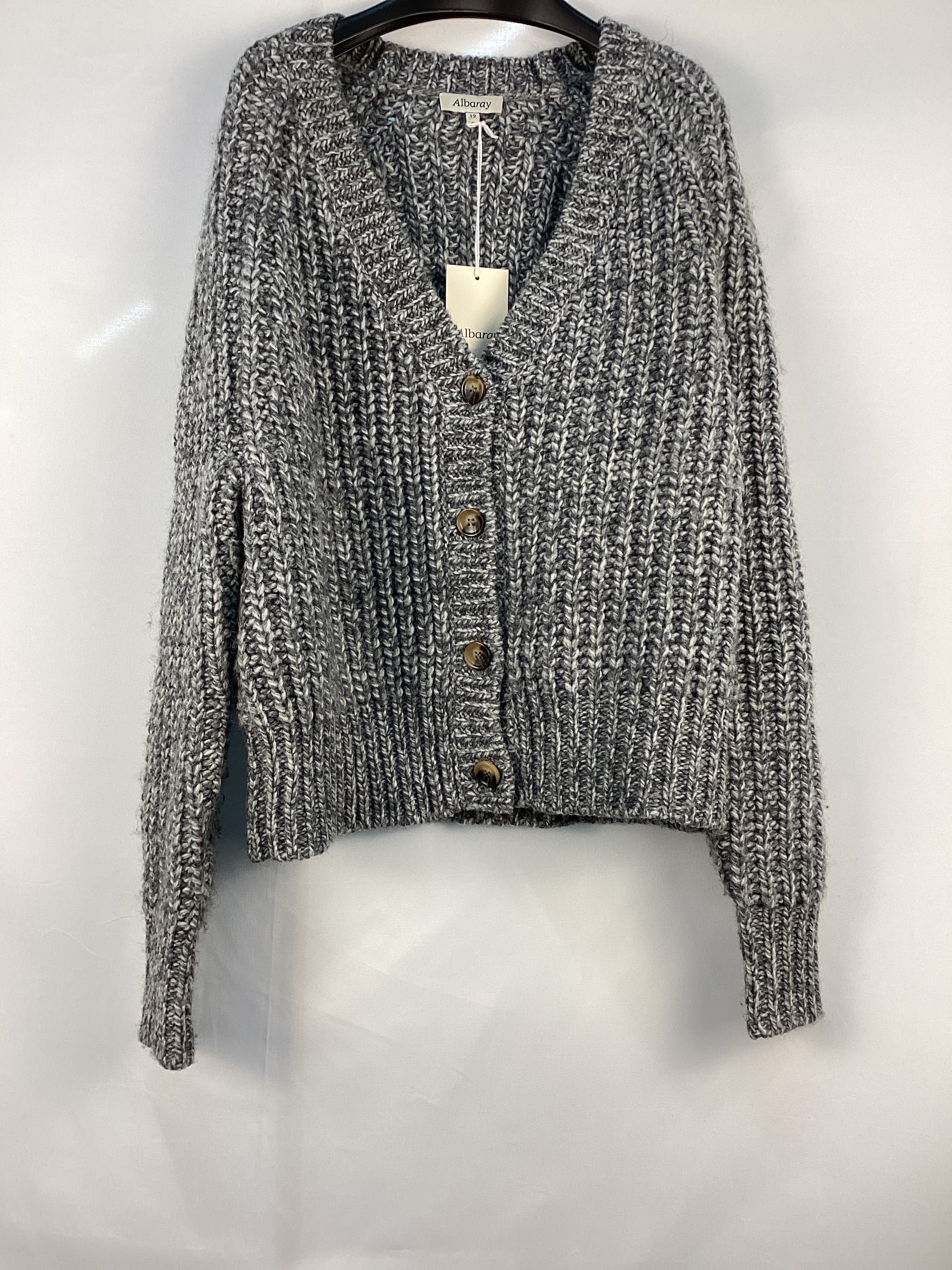 Re-Loved Chunky Rib Cardigan - Size 12