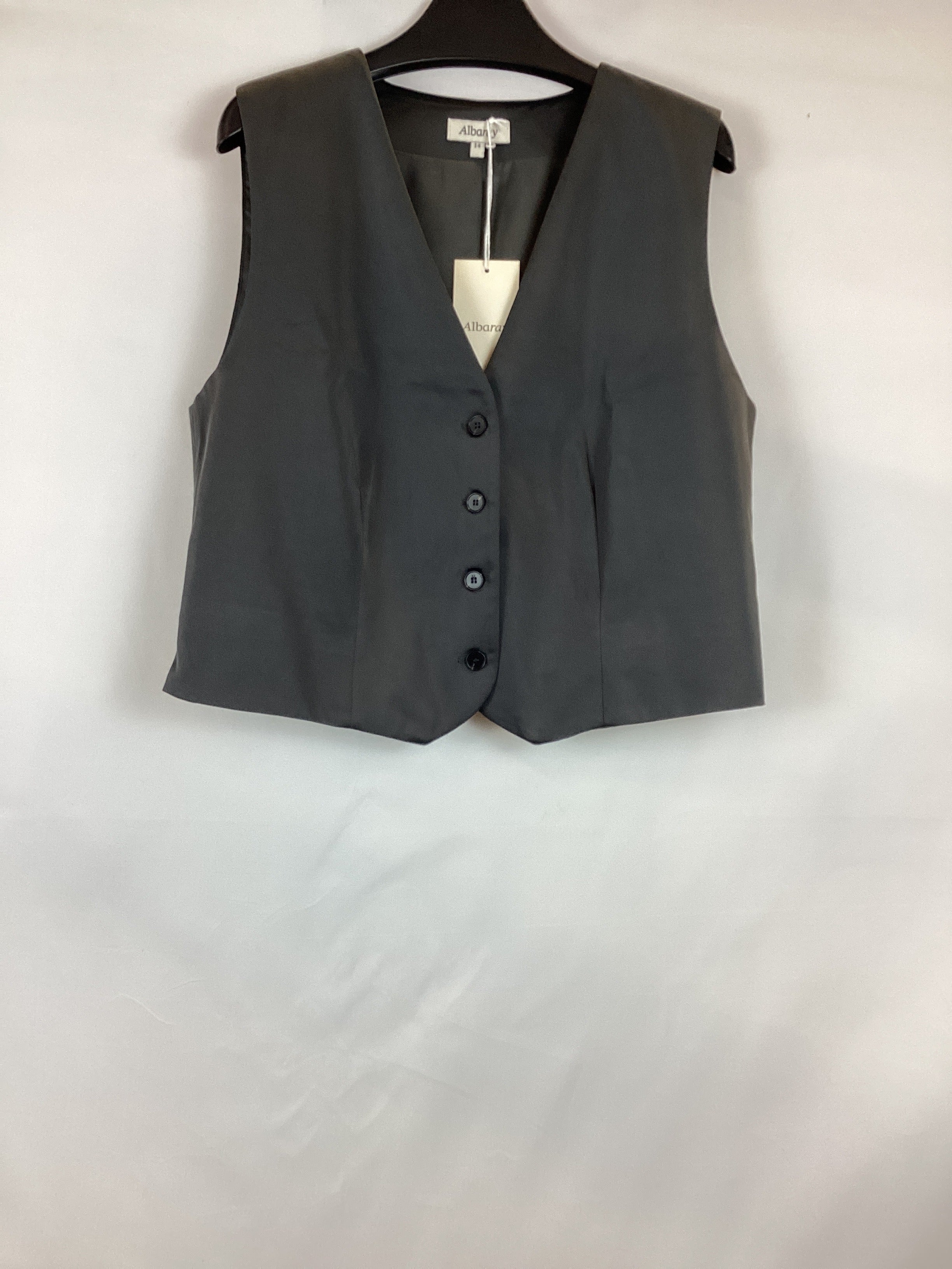 Re-Loved Satin Waistcoat - Size 14