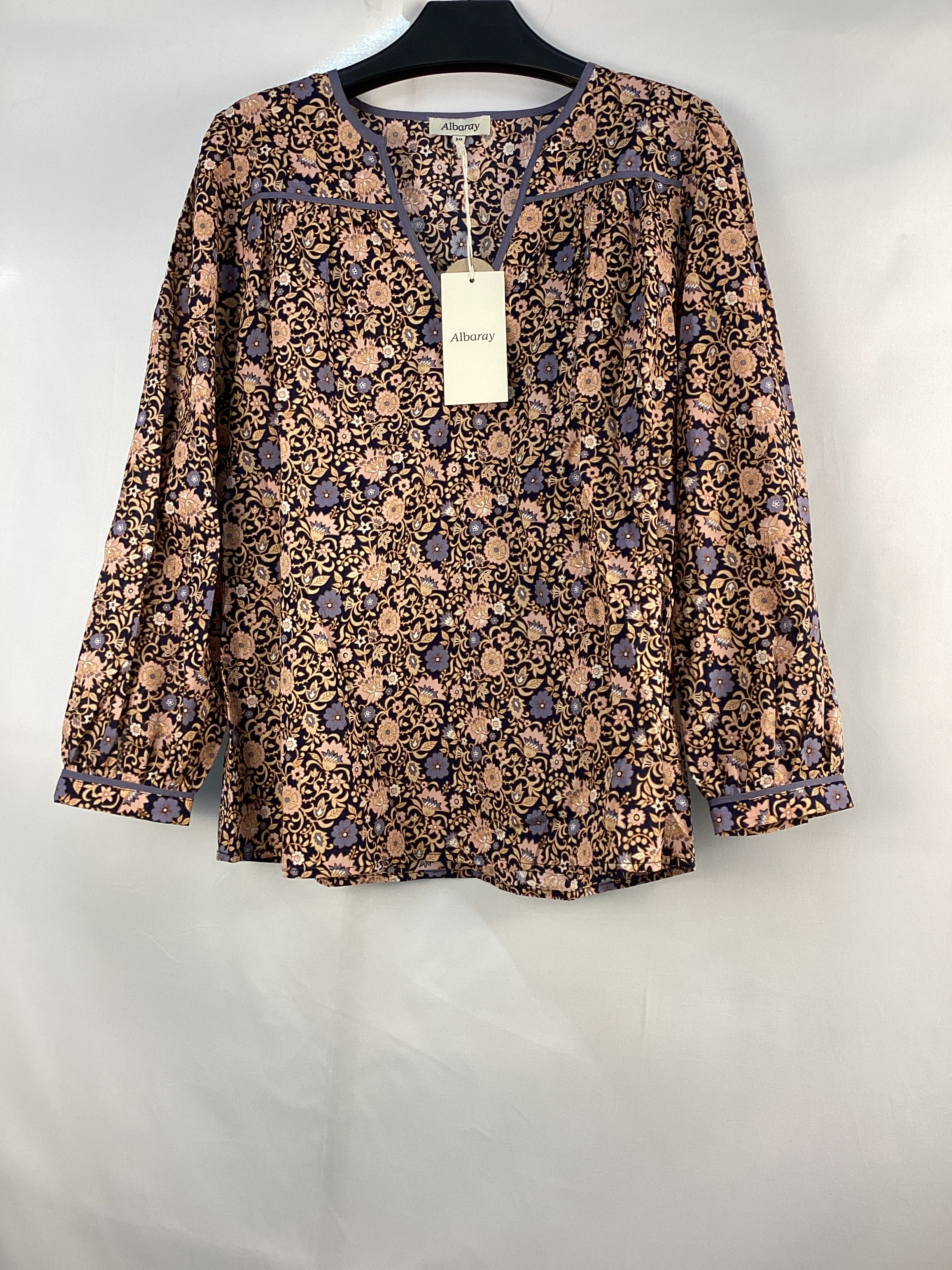Re-Loved  Floral Print Blouse - Size 10