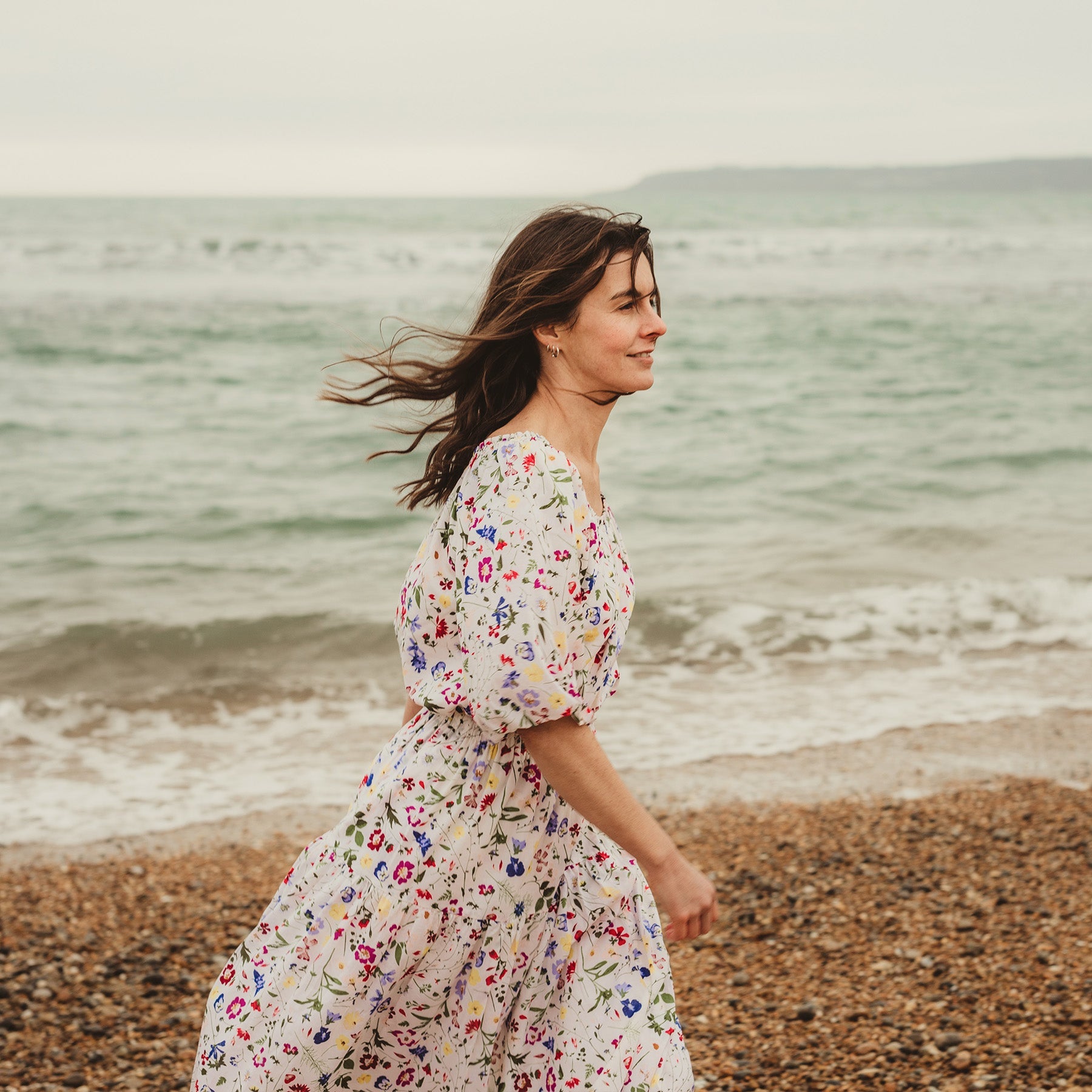 Re-Loved Buttercup Pressed Floral Maxi Dress - Size 10
