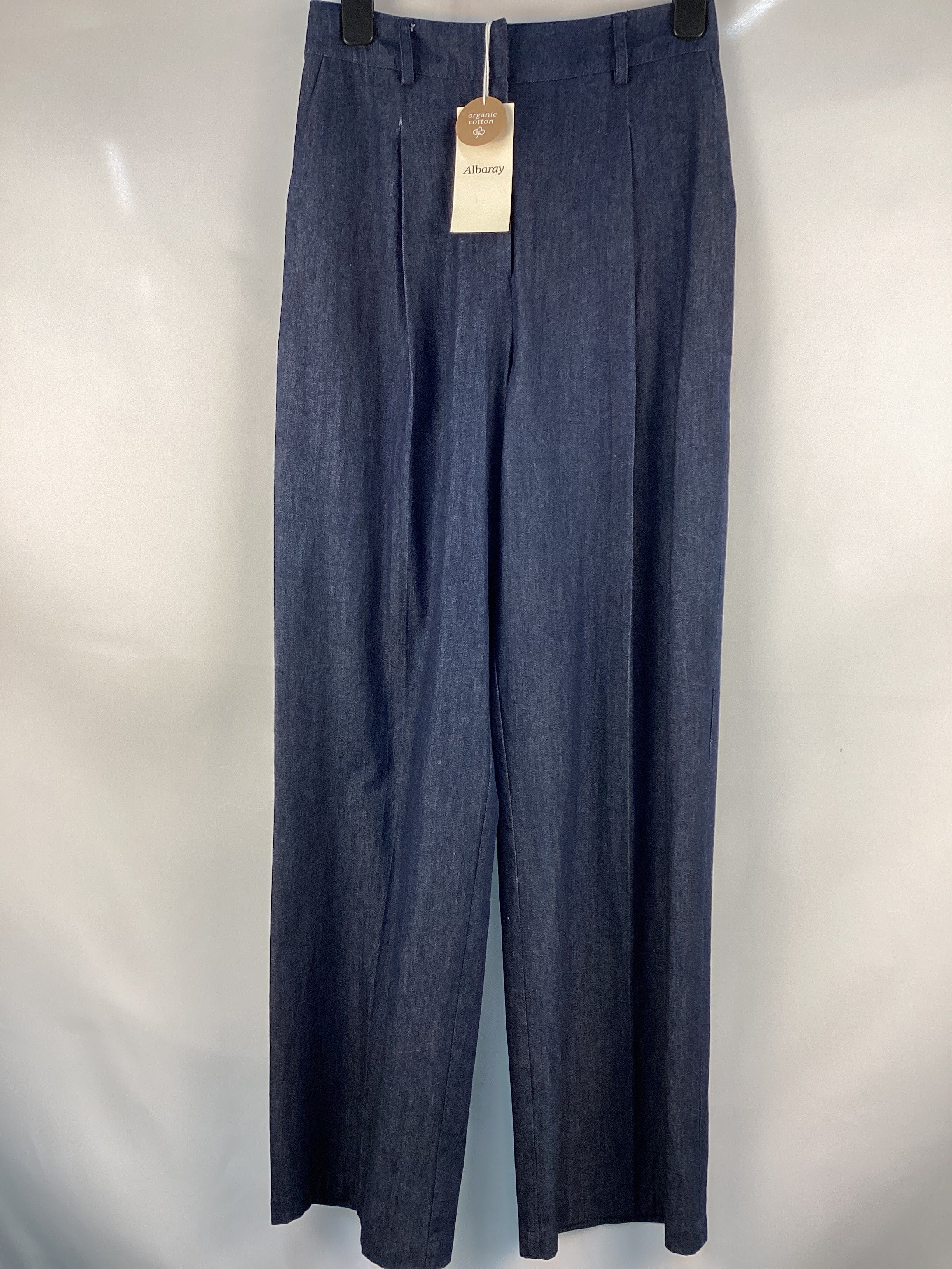 Re-Loved Tailored Denim Trouser - Size 8