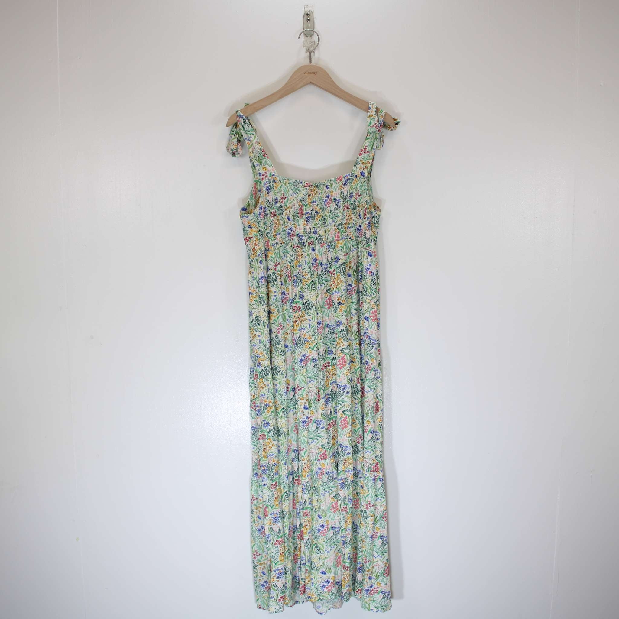 Re-Loved Painted Meadow Tiered Dress Size 10
