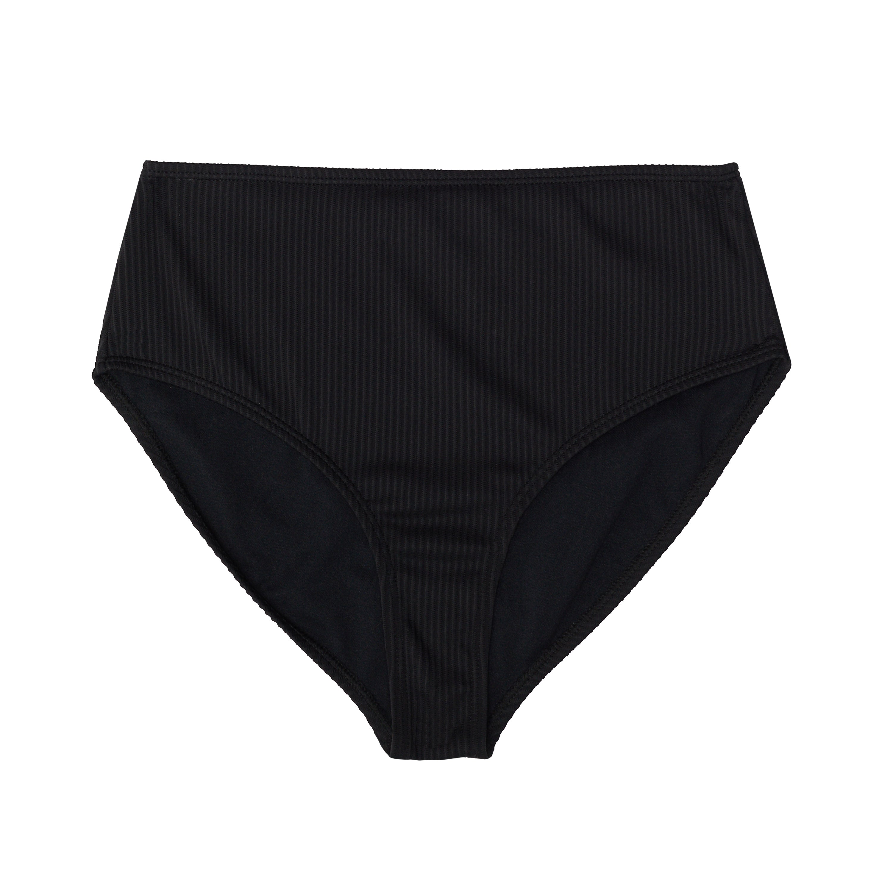 Black Rib Bikini Pant