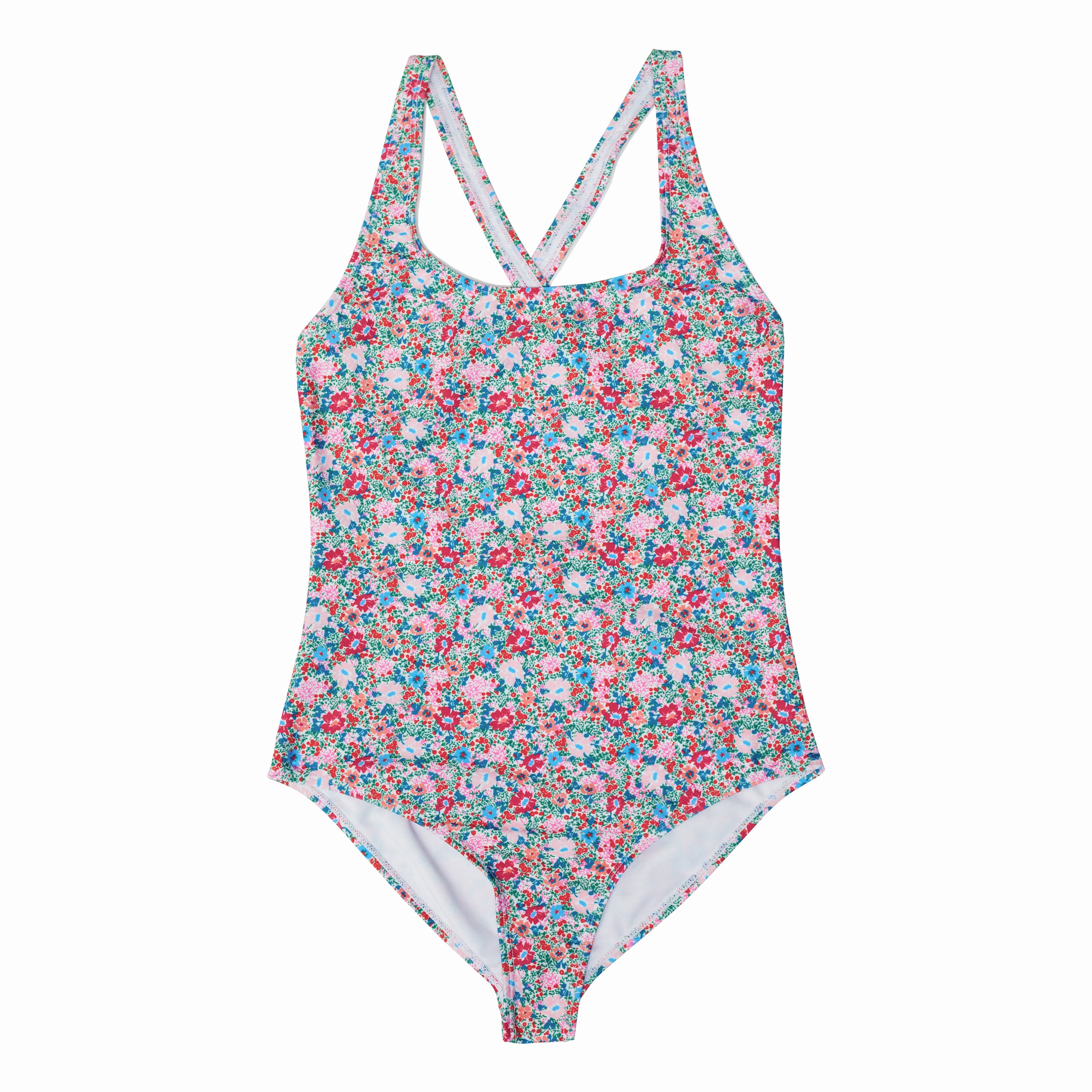 Daisy Floral Cross Back Swimsuit