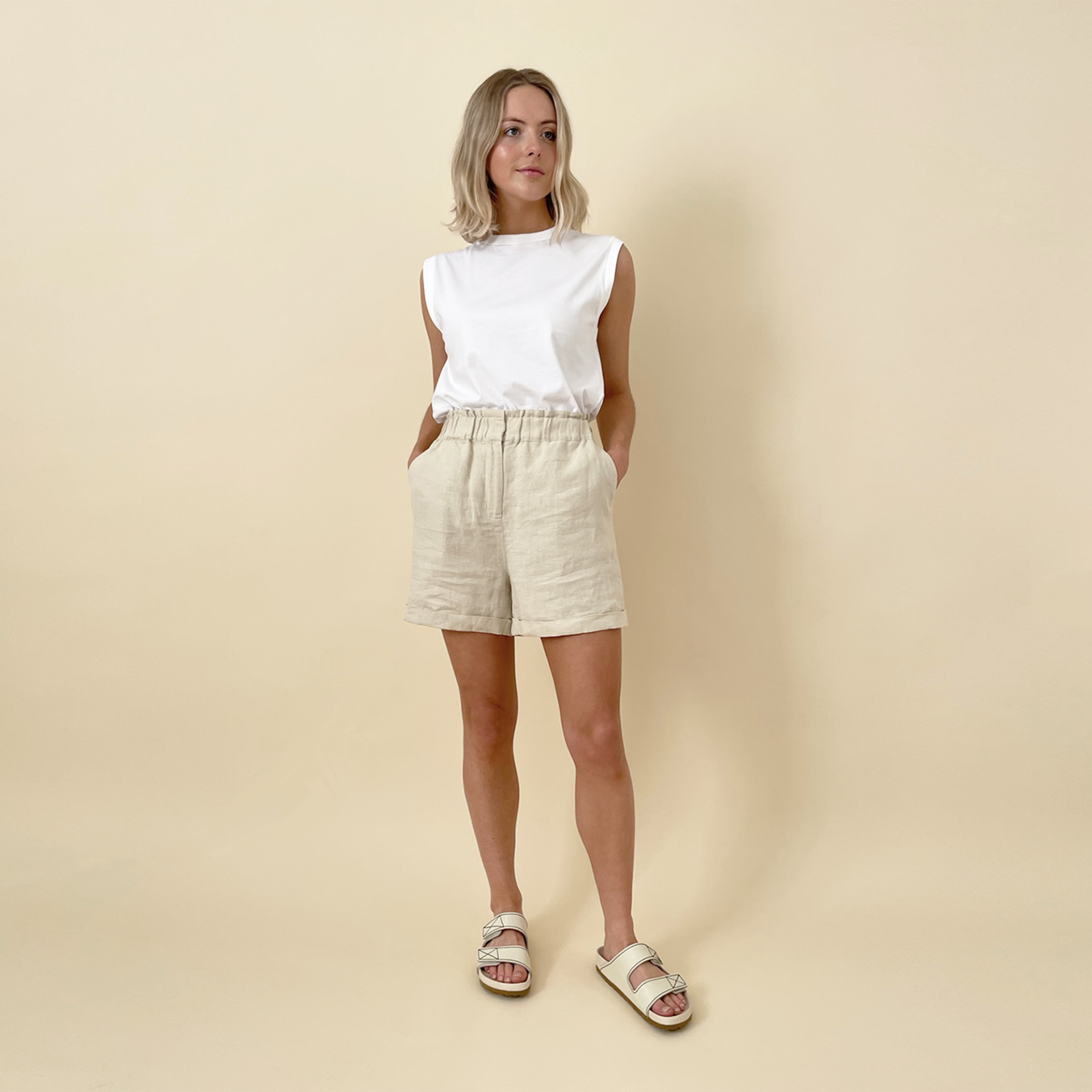 Linen shorts cheap uk