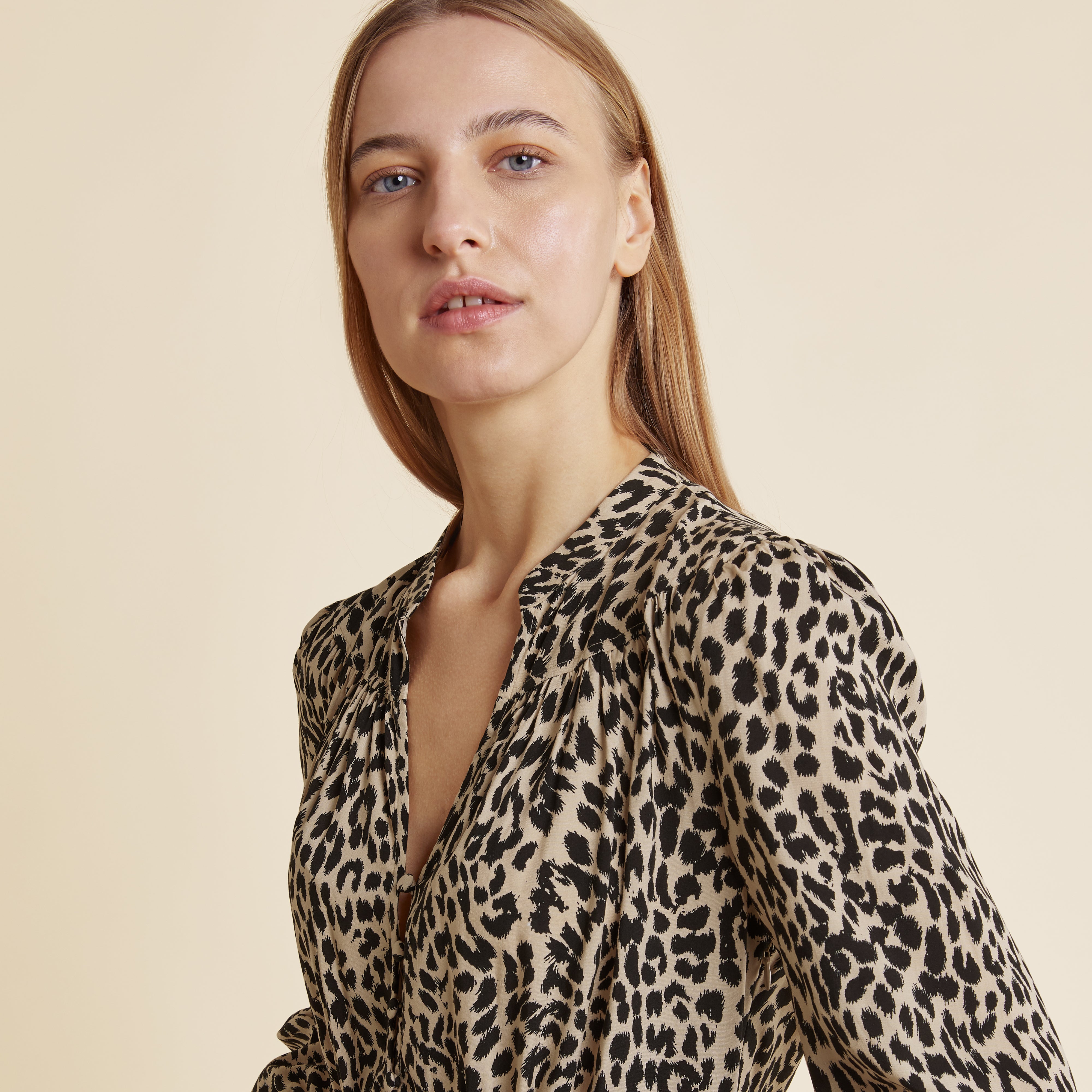 Animal midi dress discount