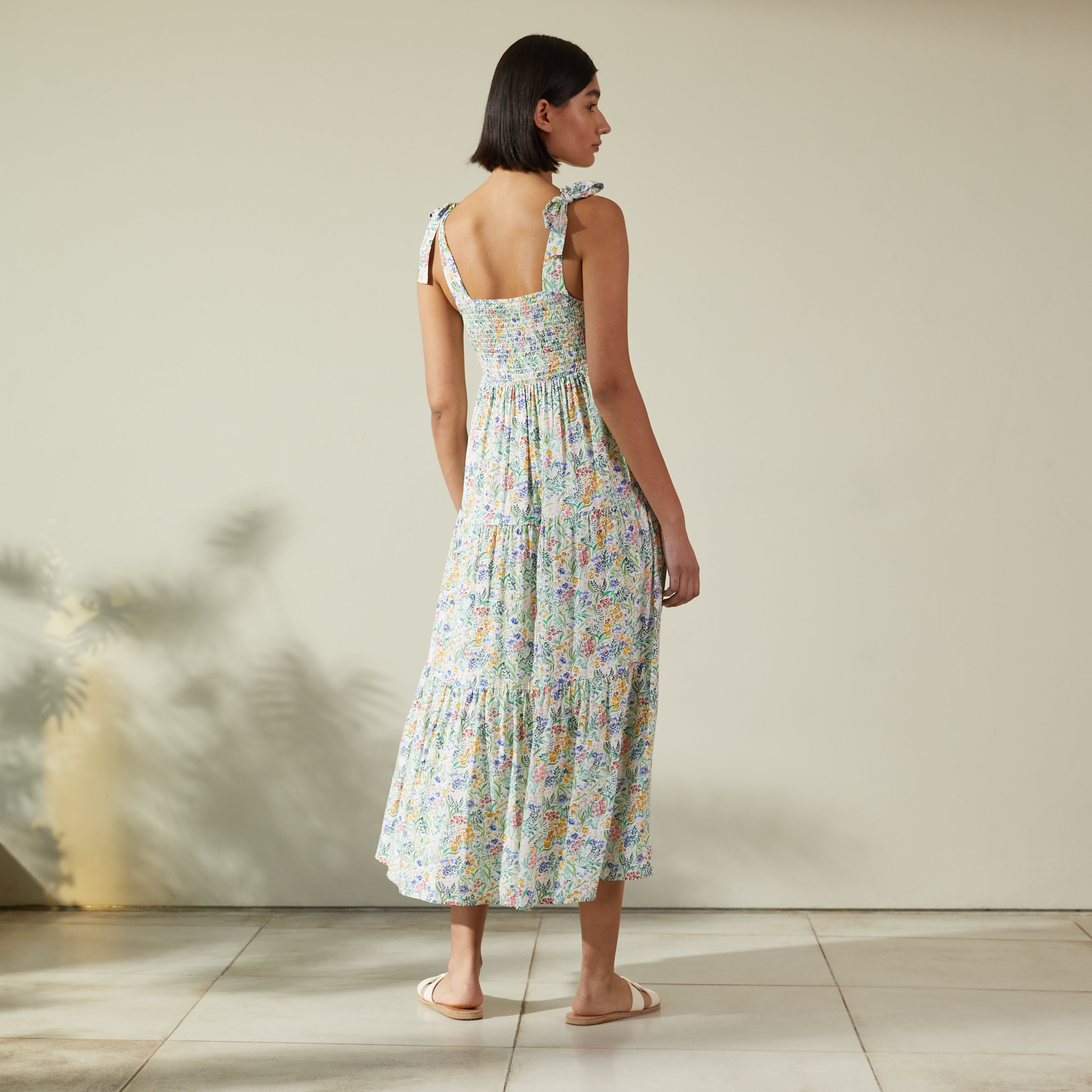 Painted Meadow Tiered Dress