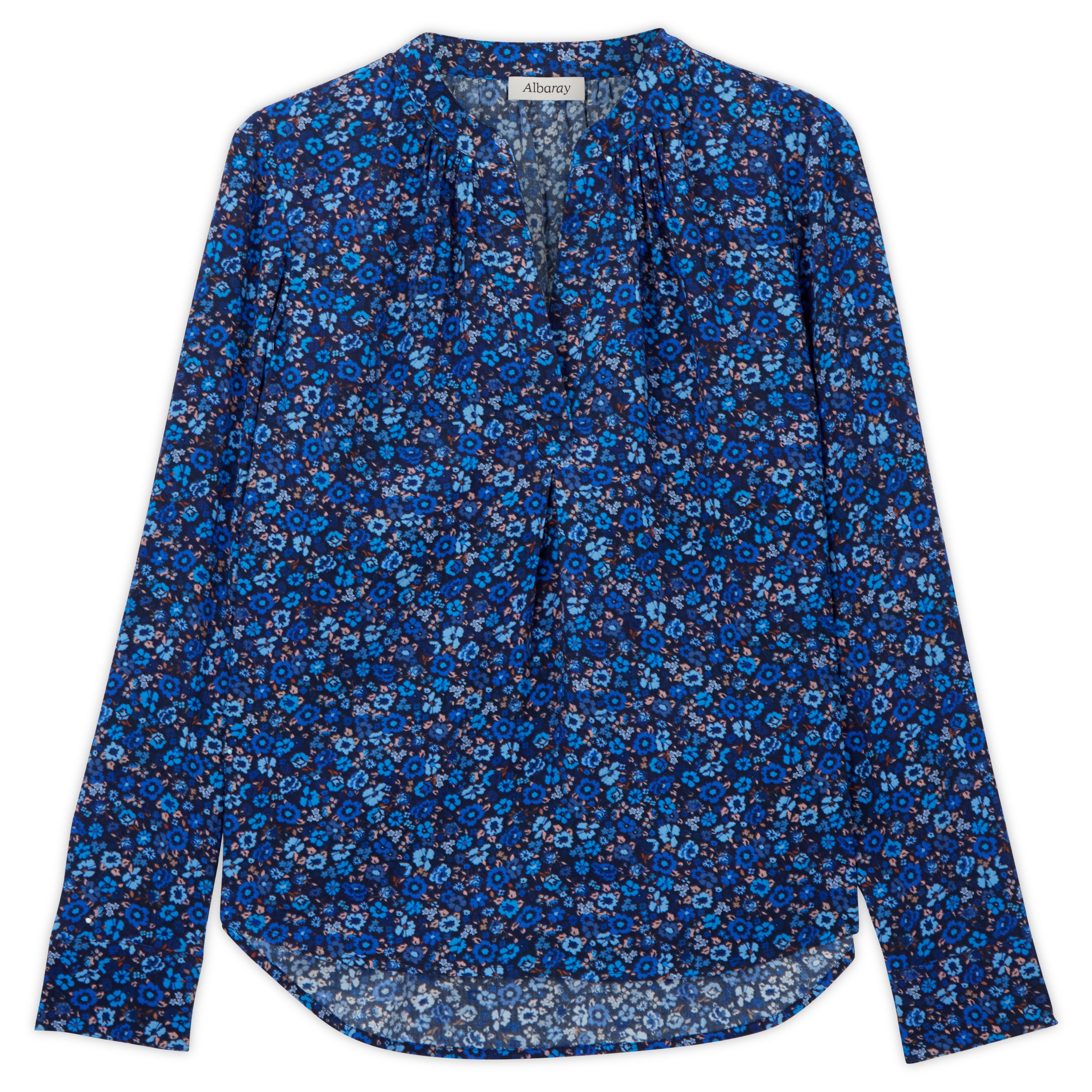 Blue Florence Pull On Blouse
