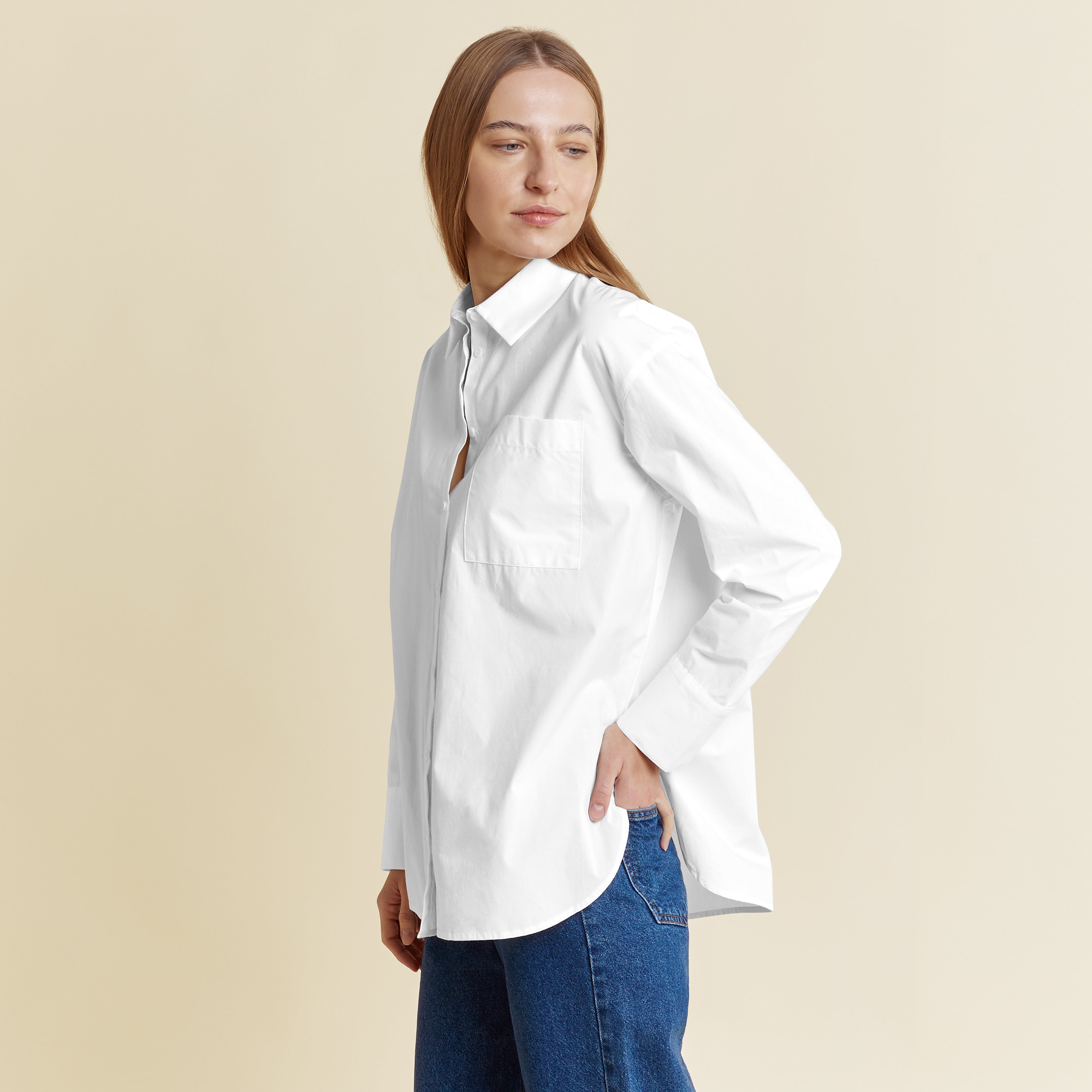 White Organic Cotton Shirt