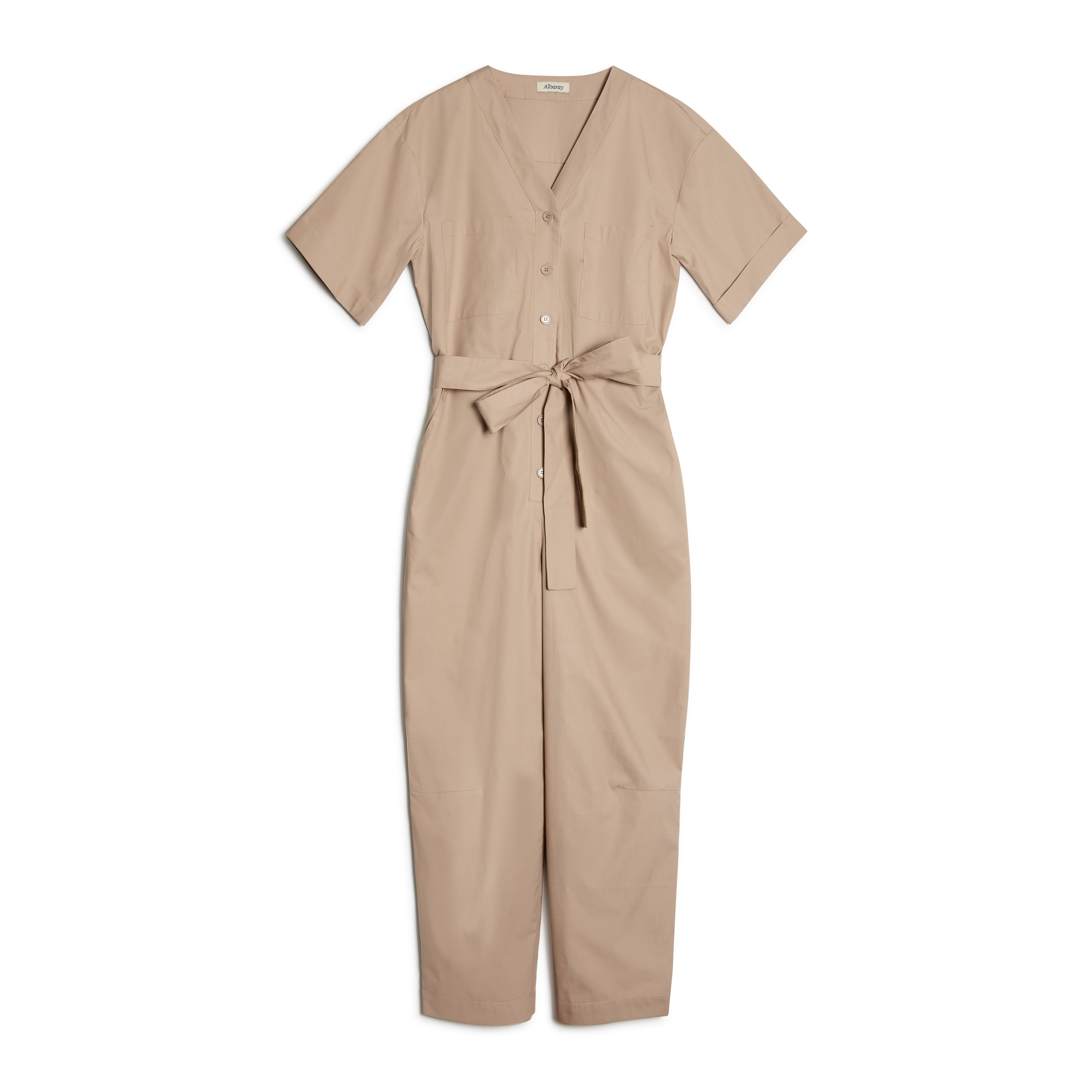 Organic Cotton Short Sleeve Jumpsuit Sustainable Womenswear