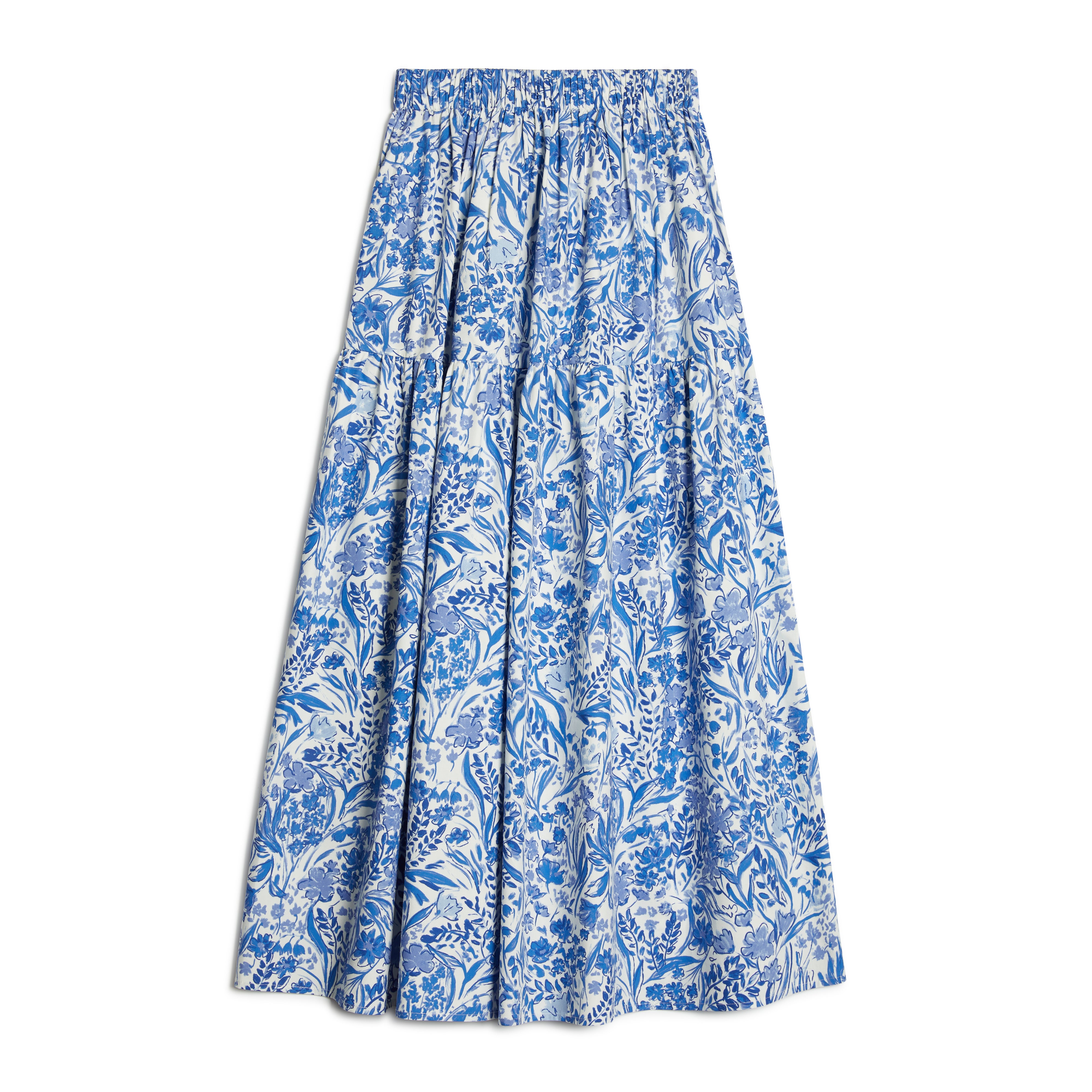 Painted Meadow Organic Cotton Skirt